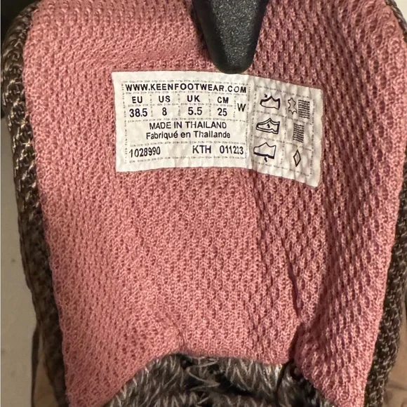 KEEN Targhee IV Mid Top Waterproof Hiking Boots Women's Size 8 US Beige - Picture 5 of 6